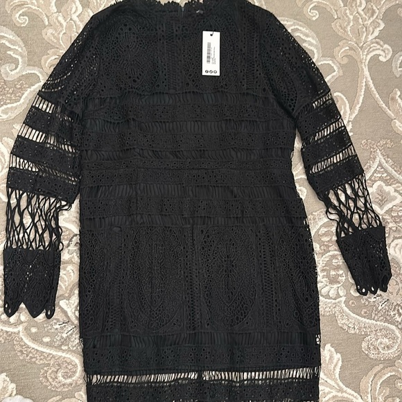 BNWT Black Crochet Dress - Picture 2 of 6